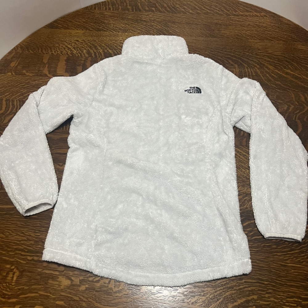 The North Face Osito Fleece Jacket Womens Small White Full Zip NF0A3XBD - Picture 2 of 8